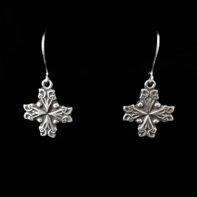 St Joan of Arc Cross Earrings by McKeown 144521