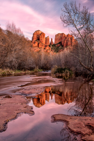 Cathedral Rock Sunset by Elaine Belvin