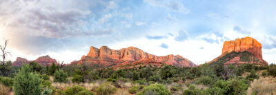 Courthouse Vista Sunset by Elaine Belvin