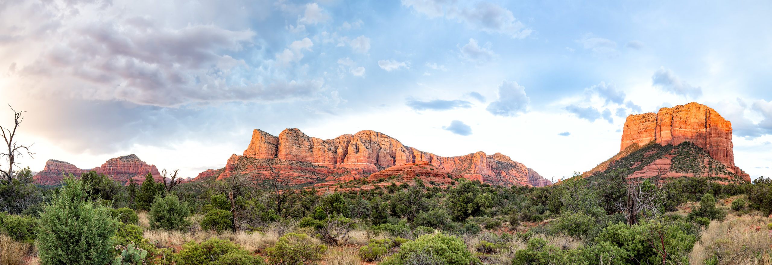 Courthouse Vista Sunset by Elaine Belvin