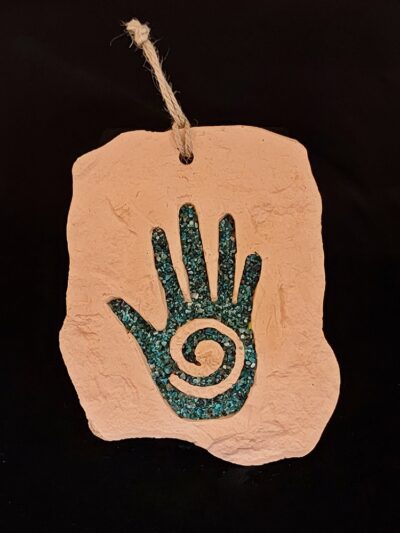 Stone Hand Ornament by P Ron Schneider