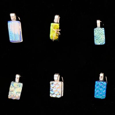 Dichroic Pendant by Chikako Myers