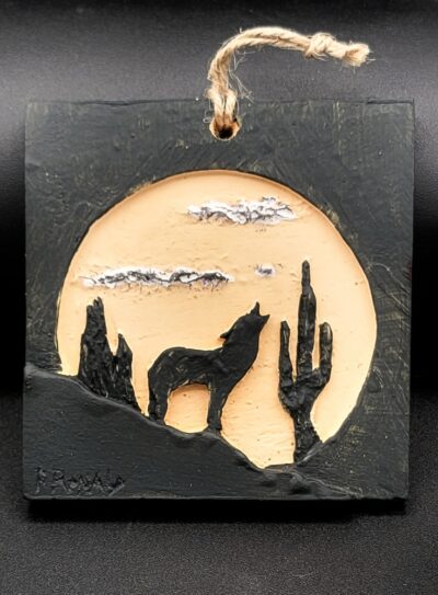 Full Moon Rising Ornament by P Ron Schneider