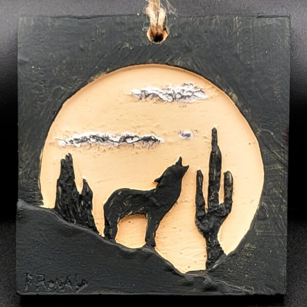 Full Moon Rising Ornament by P Ron Schneider