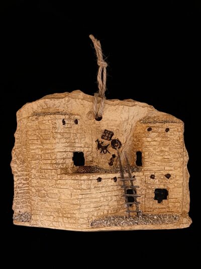 Pueblo Ornament by P Ron Schneider