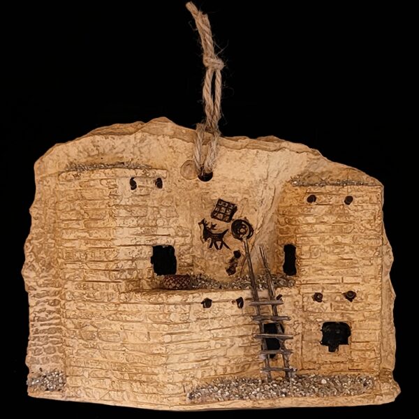 Pueblo Ornament by P Ron Schneider