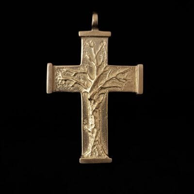Tree of Life Cross Bronze by McKeown 98015