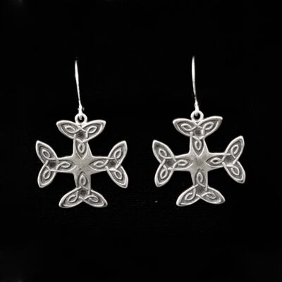 Blessed Virgin Mary Cross Earrings by McKeown 103064