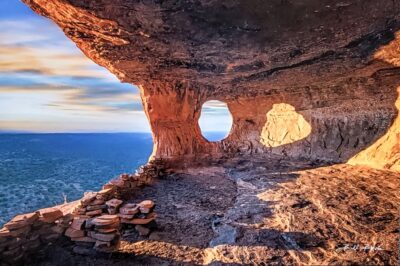 Shaman's Cave at Dawn by Bill Belvin
