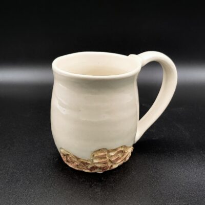 Medium White Mountain Mug by V Norton