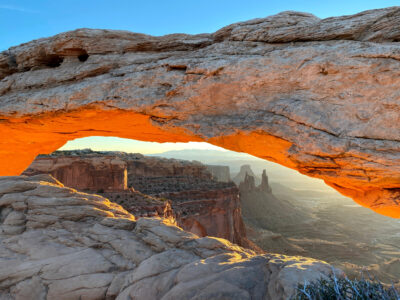 Sunrise at Mesa Arch by Iris Yang