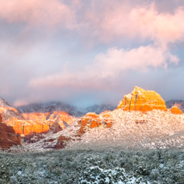 Sedona Snowscape by Elaine Belvin