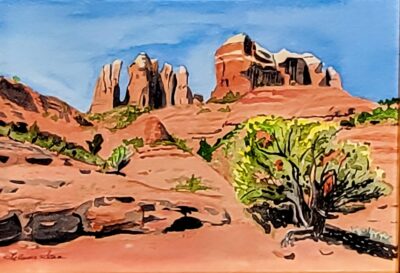 Cathedral Rock Trail View by LeAnne Sowa