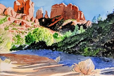 Cathedral Rock from Baldwin Trail by LeAnne Sowa