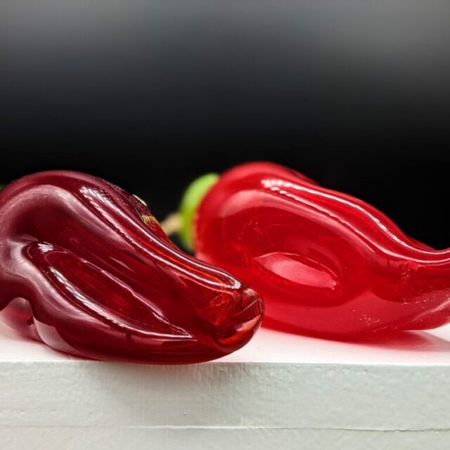 Chili Pepper Ornament by George Averbeck