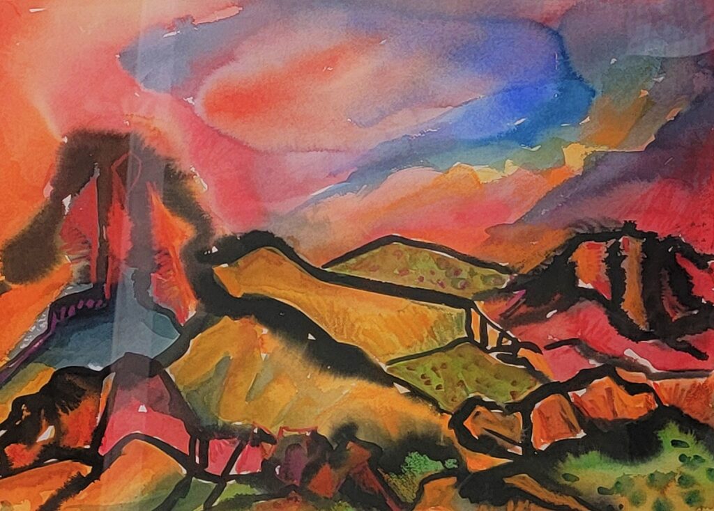 Spring Sunset by Myrna Harrison