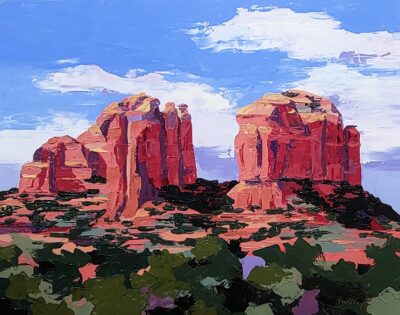 Morning at Cathedral Rock by Hadley Rampton