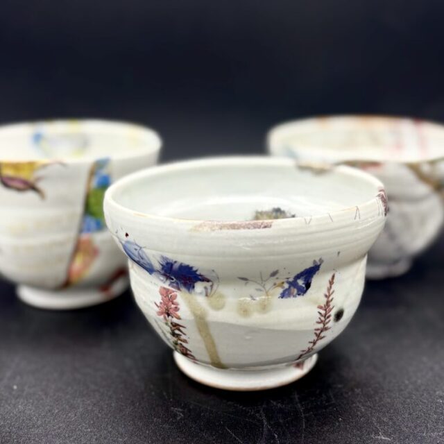 Teabowls by Laura Bloomenstein