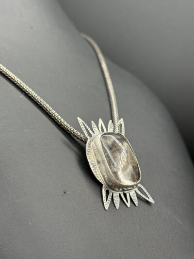 Sterling Silver Pendant with Antique Photograph by Kristine Mills