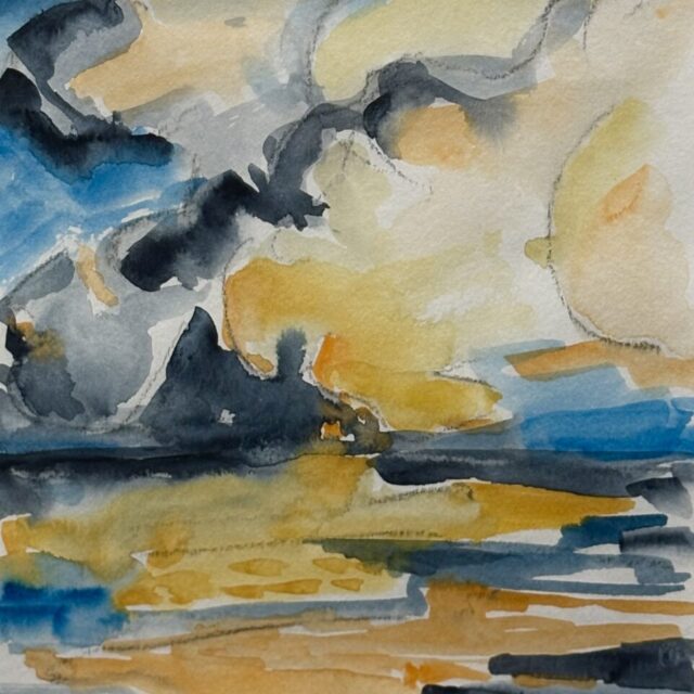 Bay Sunrise #5 by Myrna Harrison