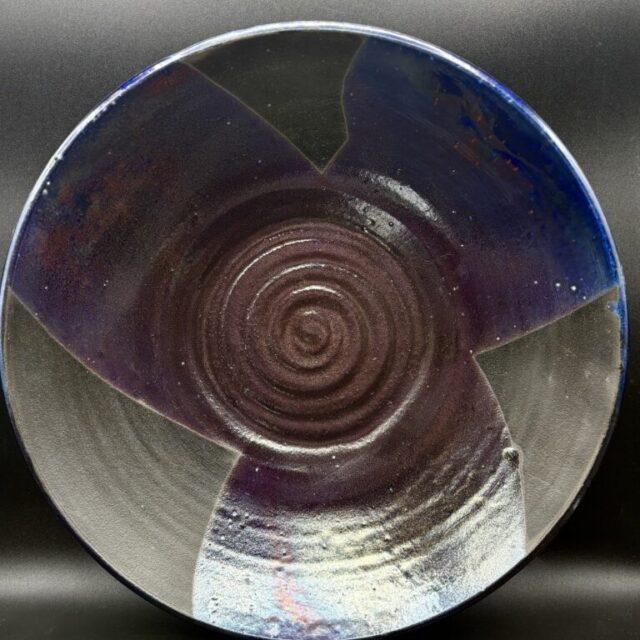 Raku Blue by Dennis Ott