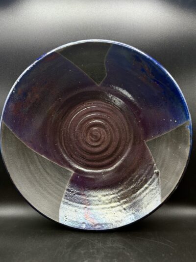 Raku Blue by Dennis Ott