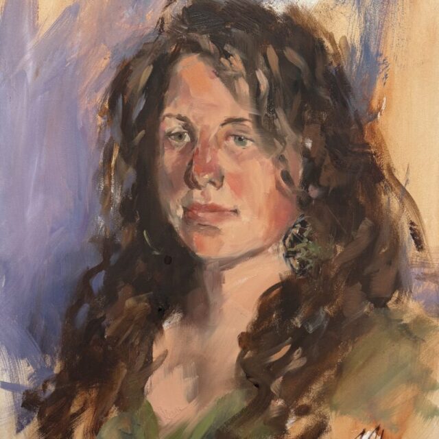 Lady in Green by Gretchen Lopez