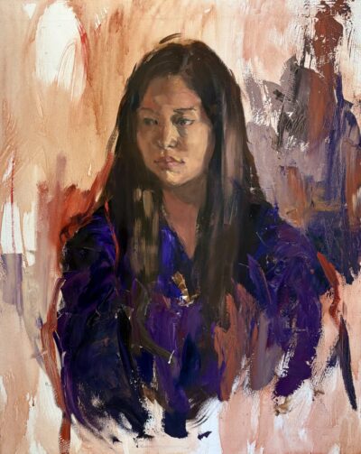 Woman in Purple by Gretchen Lopez