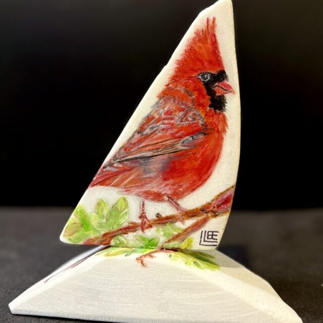 Small Cardinal by Leanne Lee