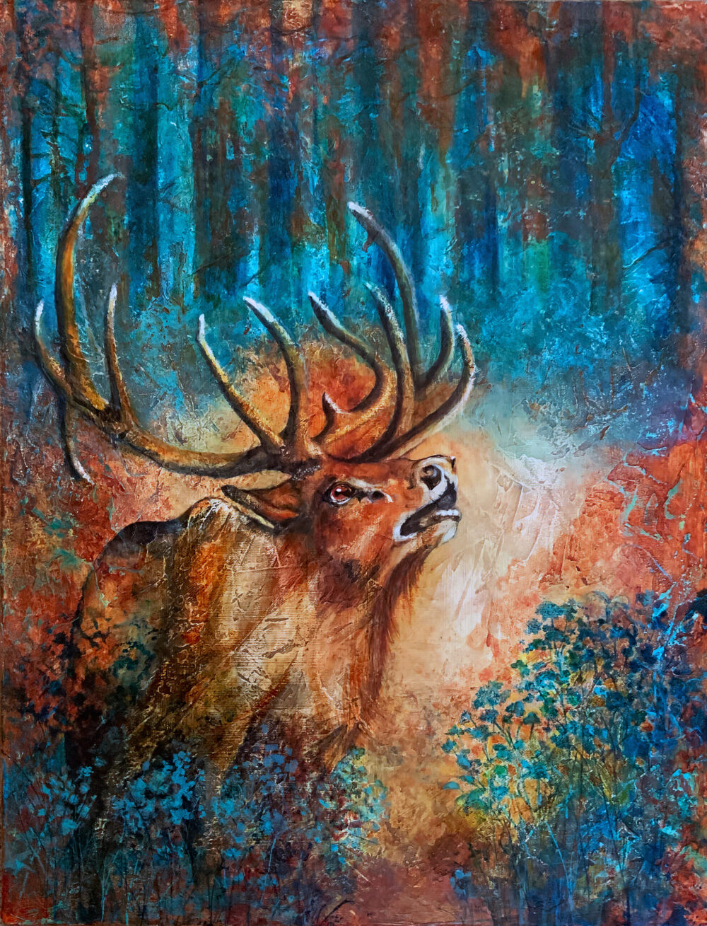 Forest Elk for Mendo Pamela Haunschild