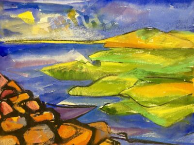 Coastline 1995 by Myrna Harrison