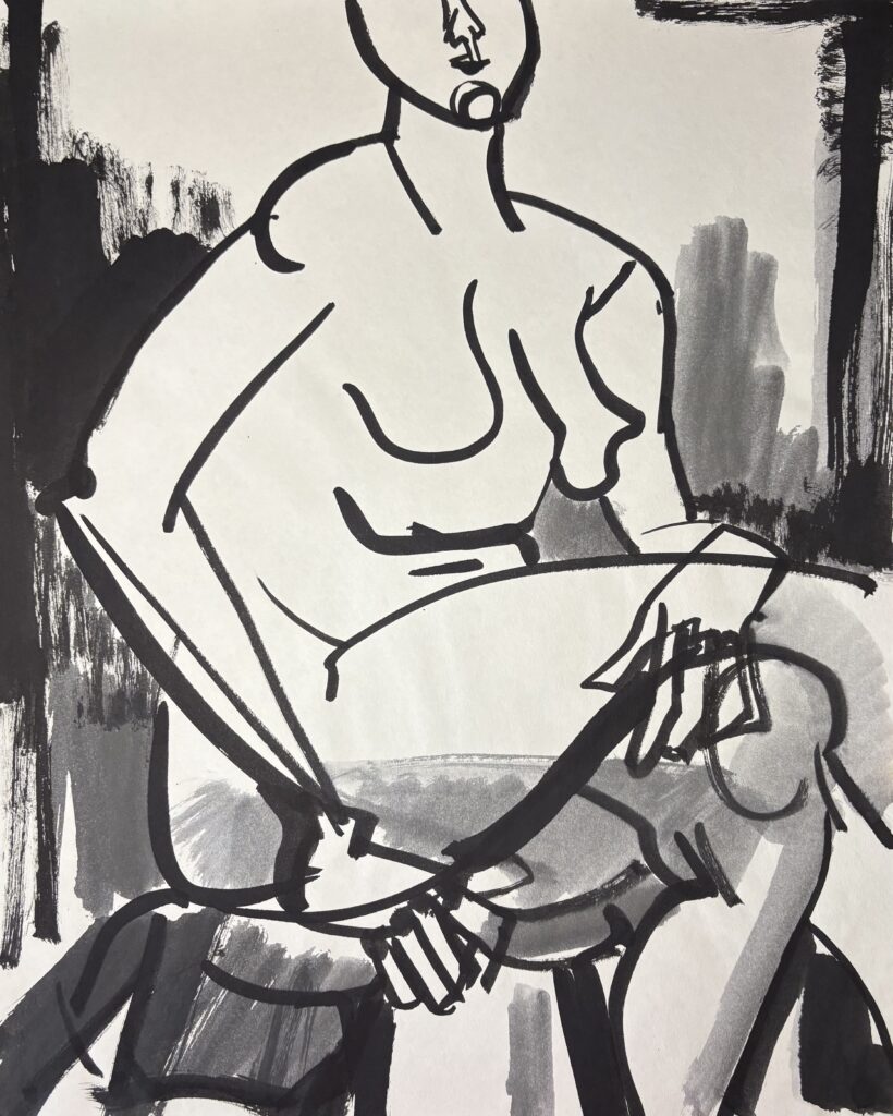 Nude Study No4 by Myrna Harrison