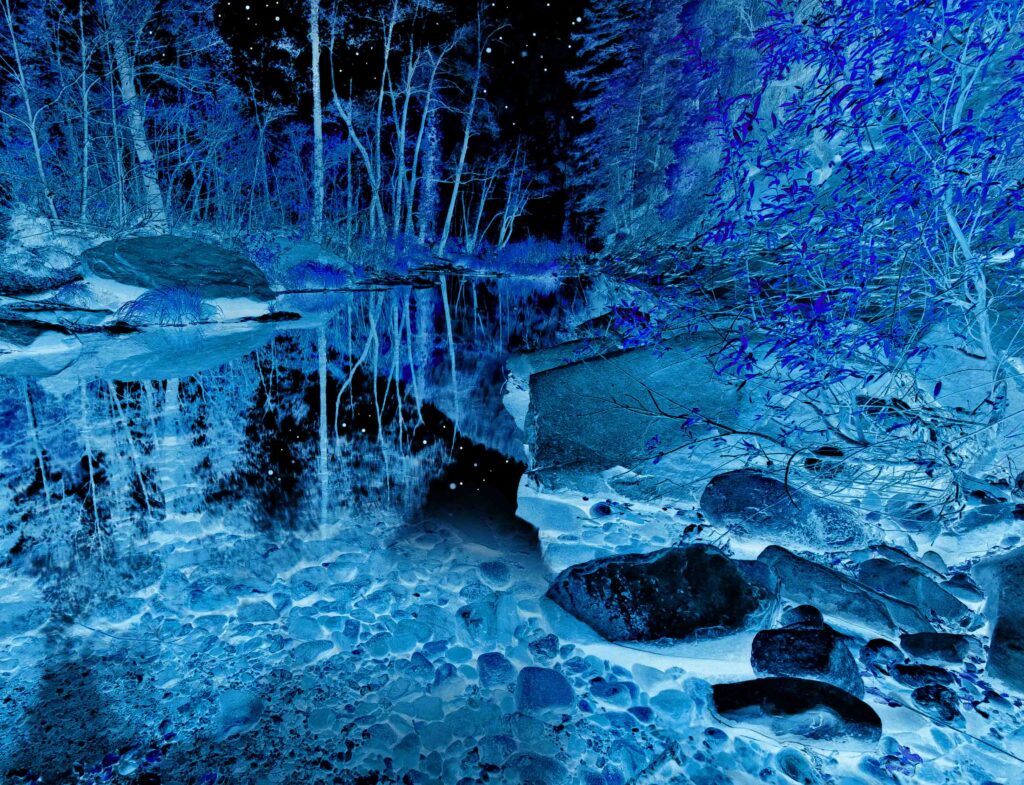 Cold Night in West Fork by Terry Shoulders
