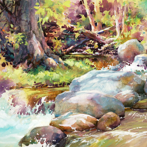 Forest Secrets Oak Creek at Briar Patch XXV by Julie Gilbert Pollard 25-21