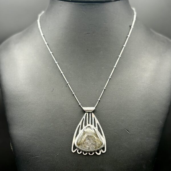 Micah Schist Pendant Necklace KM005 by Kristine Mills
