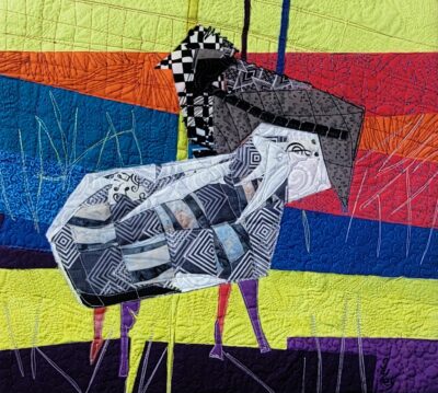 Cubist Sheep by Debra Goley