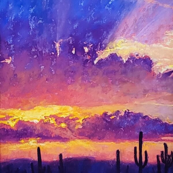 Saguaro Sunset by Alison Crary