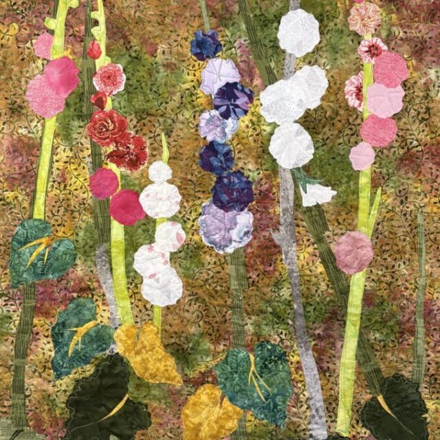 Holly Hocks by Sharon McGinnis