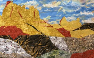 Quilted Red Rocks by Sharon McGinnis