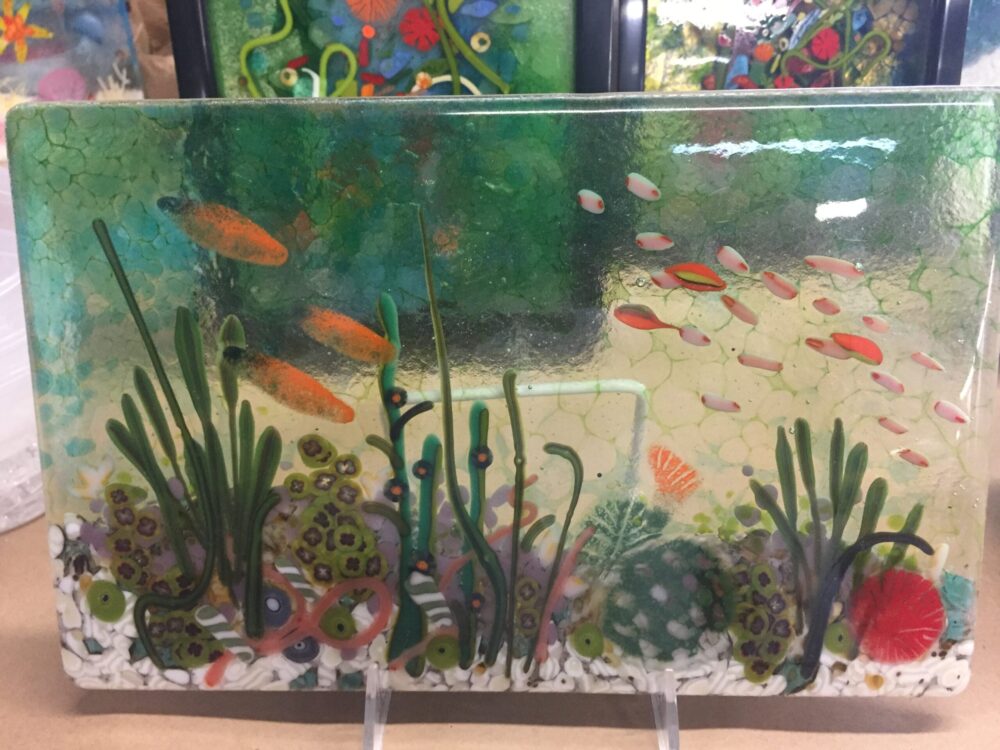 IRELAND: Fused Glass Seascape Workshop Inspired by the Shores of Mulranny Ireland 11