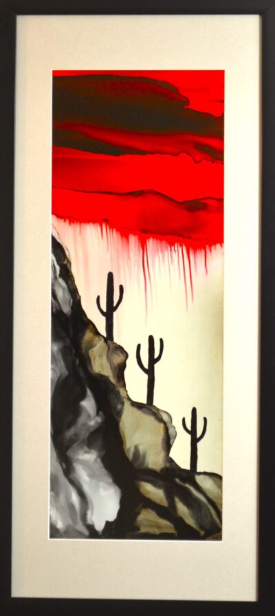 Saguaro Rain by Mark Troksa