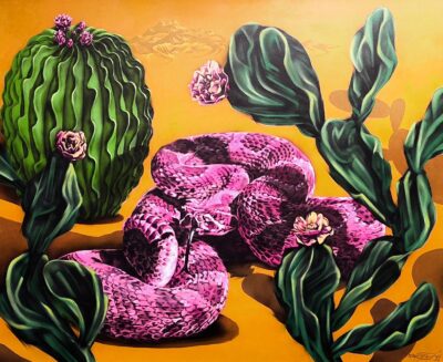 Desert Fragrance And The Soft Humm Of A Pink Rattle by Alex Rupert