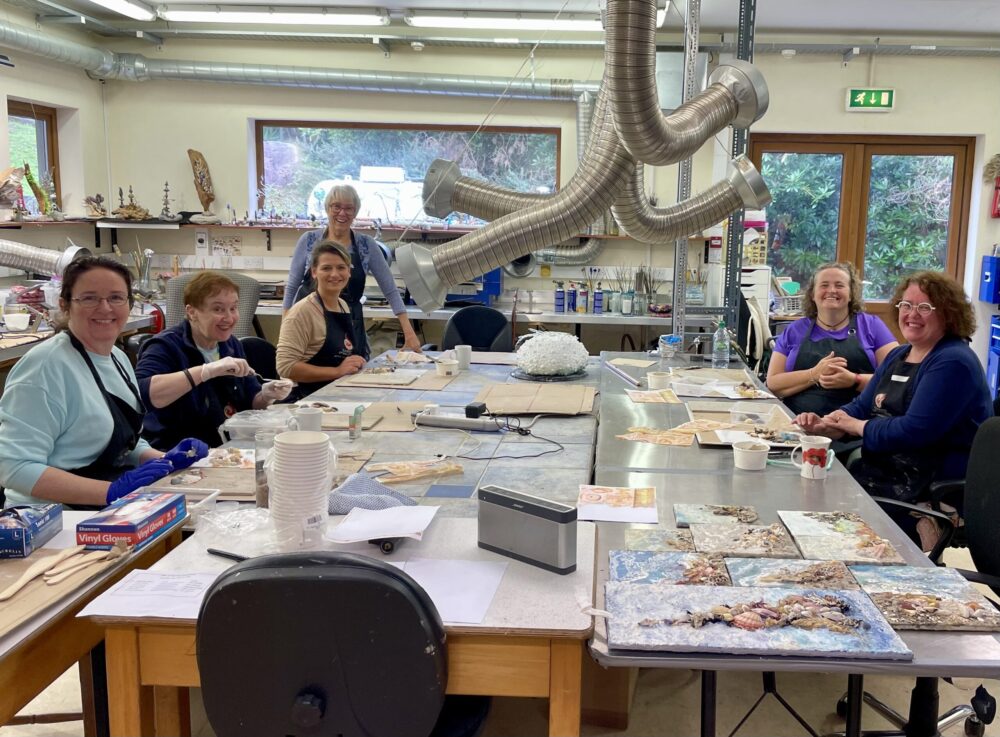 IRELAND: Fused Glass Seascape Workshop Inspired by the Shores of Mulranny Ireland 4