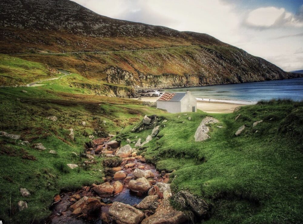 IRELAND: Fused Glass Seascape Workshop Inspired by the Shores of Mulranny Ireland 1