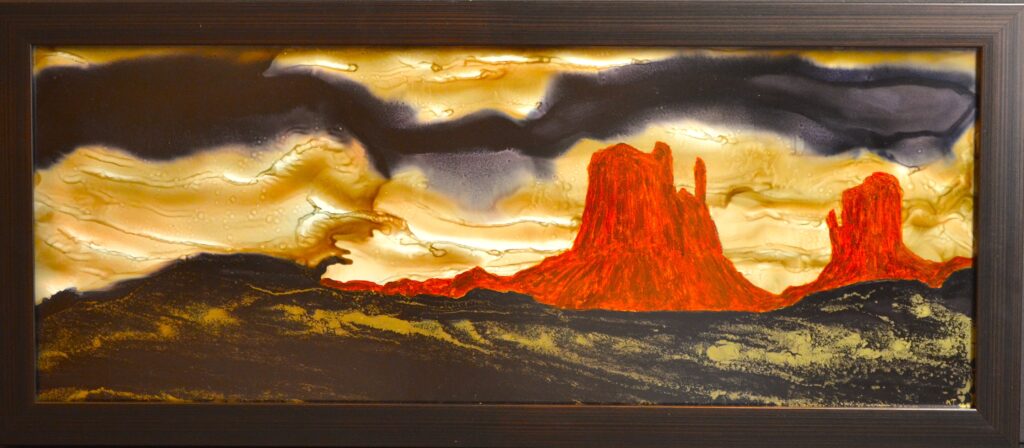 Monument Valley Stormy Sky by Mark Troksa
