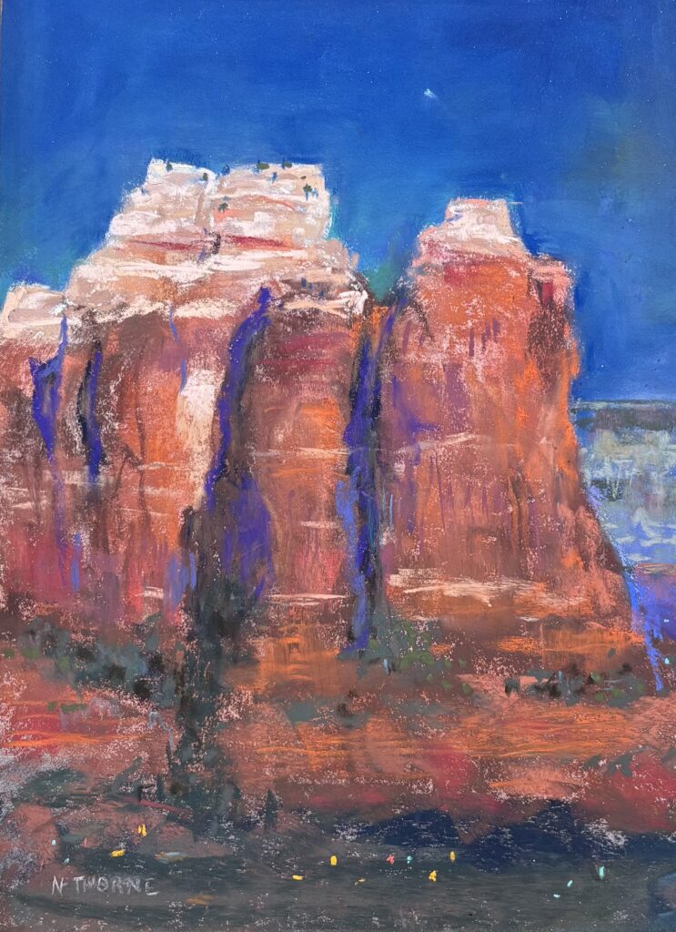 Coffee Pot Rock Under Star Shine by Nori Thorne