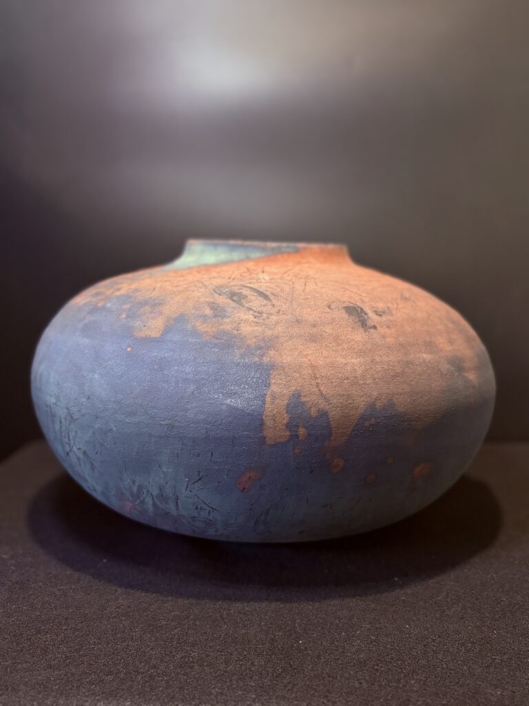 Large Copper Matte Vessel by Jeff Perkins