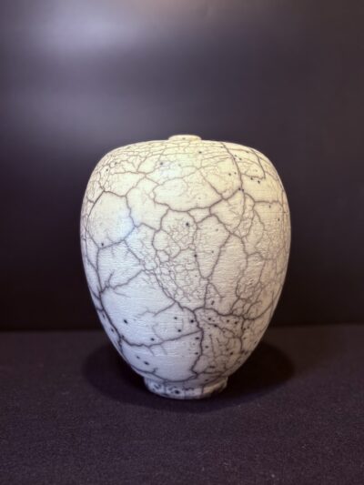 Lidded Naked Raku by Jeff Perkins