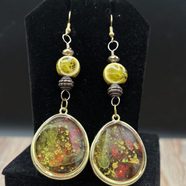 Passionfruit Honey Earrings by Sharon Gilham SCS115E