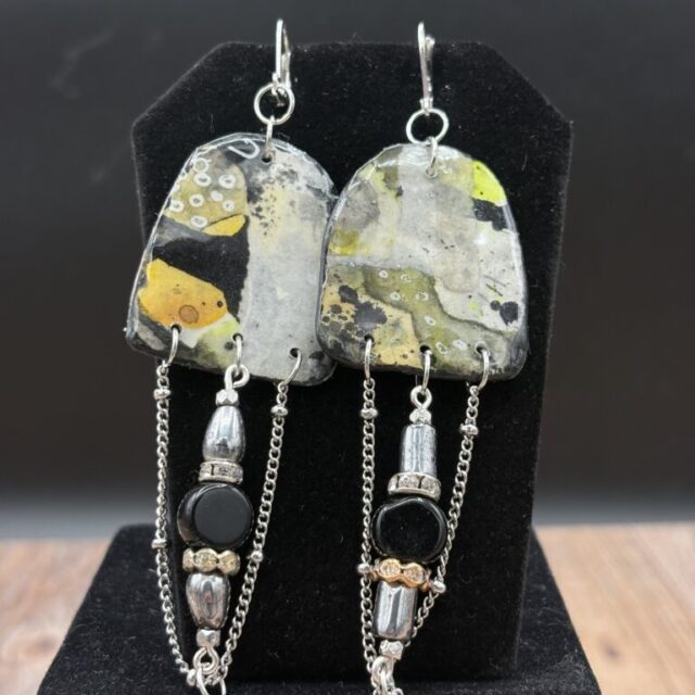 Citrus Jelly Earrings by Sharon Gilham scs135e